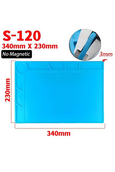 Choice S-120 340 X 230mm Heat Insulation Working Mat Heat-resistant Soldering Station Repair Insulation Ins
