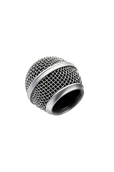 Choice Silvery Microphone Grill Ball Mic Grille Cover Head Replacement For Sm58 Wireless Mic