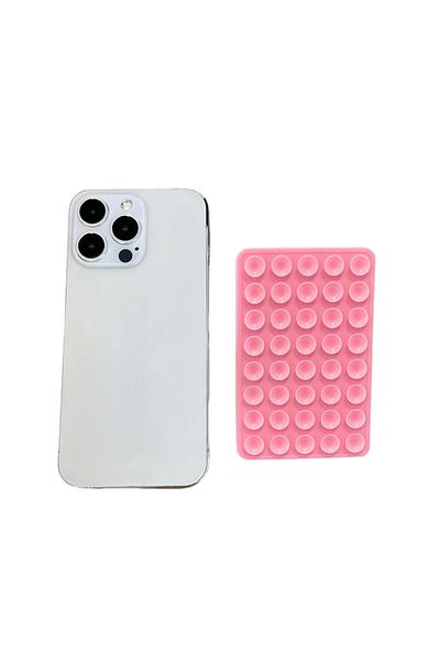 Choice Suction Cup Bracket Double Sided Silicone Suction Cup Phone Case Detachable Stand For Hands-free Sel