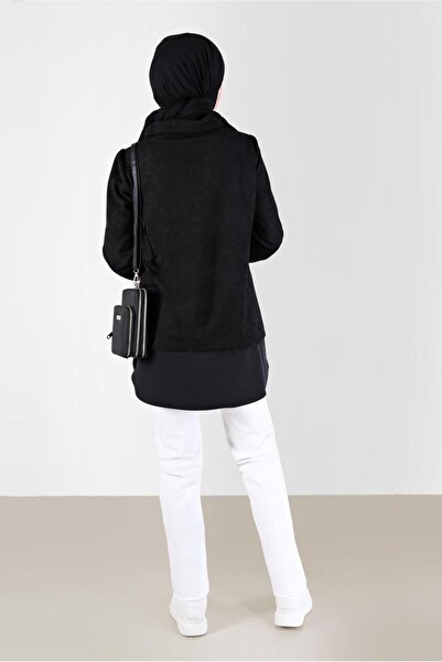 TRENDTESETTÜR Velvet Black Tunic - t 42397
