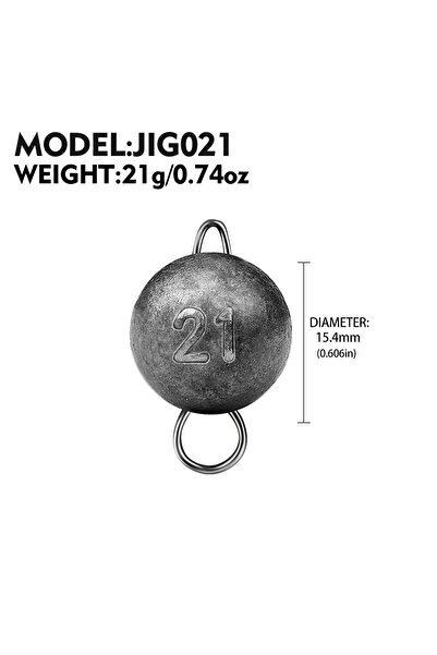 Choice 21 جرامًا - 10 قطع من ثقالات الصيد الخالية من الرصاص من PRO BEROS ثقال...