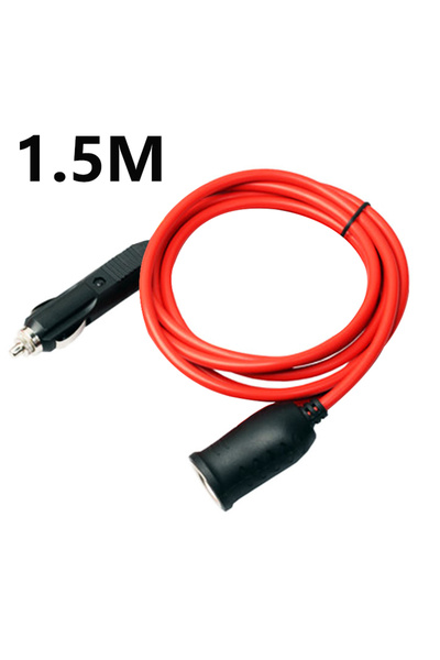 Choice1 كابل تمديد ولاعة سجائر السيارة 1.5 متر 3.6/1.5 متر 10 أمبير 12 فولت 2...