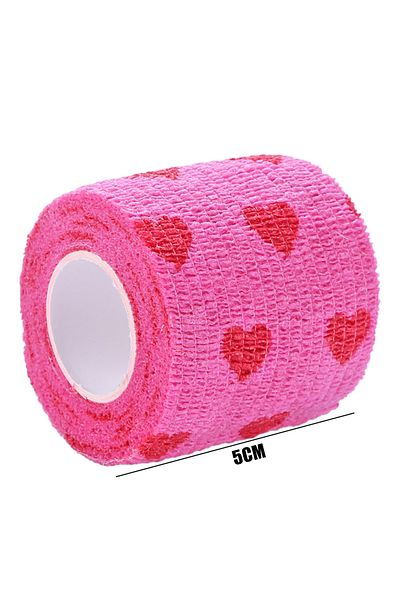 Choice M Pet Dog Cat Medical Breathable Elastic Bandage Non-woven Pet Self Adherent Wound Outdoor Retracta.