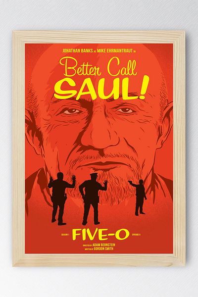 Saturn Better Call Saul Framed Painting - Saul Goodman Poster Painting