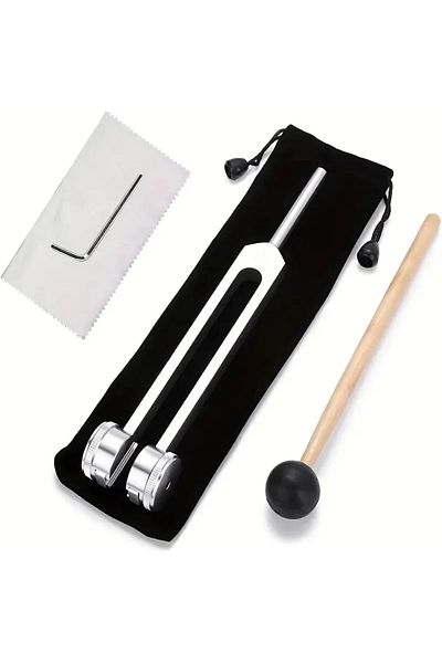Choice 1 Set 128 Hz Tuning Fork Set Weighted Bio-acoustic Tuning Fork For Healing Chakra,sound Therapy,reli
