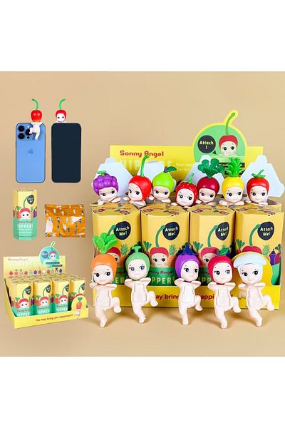 Choice 12 Pcs Hot Angel Blind Box 20th Anniversary Harvest Series Fruit And Vegetable Anime Figures Ornamen