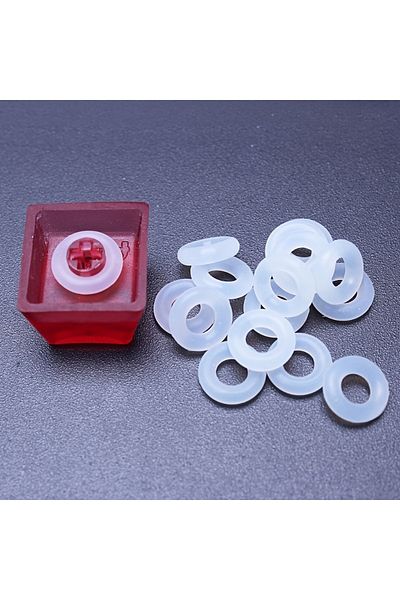 Choice Clear 150pcs 150pcs Rubber O Ring Switch Dampeners Damper Shock-absorbing Silence Under Key Caps For