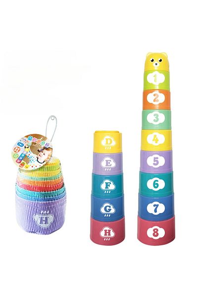 DUTRIEUX 1set Kid Brain Response Battle Fold Cup Hand Speed Competition Fold Cup Baby Stack Game Early Educat