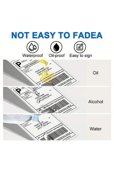 Choice 100pcs 4*6 Inch Shipping Thermal Label 500sheets Per Stacked Thermal Label Adhesive Stickers Thermal