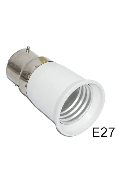 Choice B22 To E27 B22 To E27 Bulb Socket High Quality Lamp Base Converter Adapter Pc Fireproof Lamp Holder