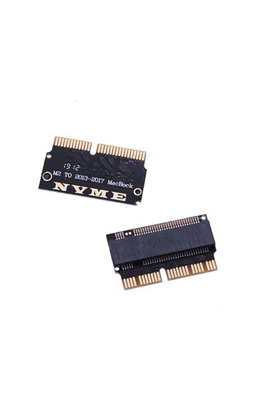 Choice محول SSD M.2 Nvme Pci-e M2 لجهاز Macbook Air Pro 2013-20 باللون الأسود