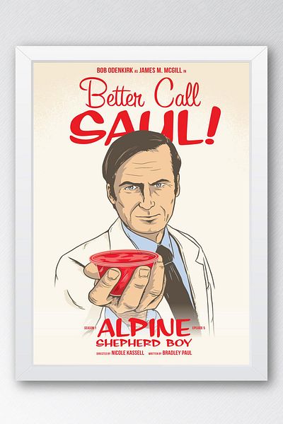 Saturn Pictură înrămată Better Call Saul - Pictură poster Saul Goodman