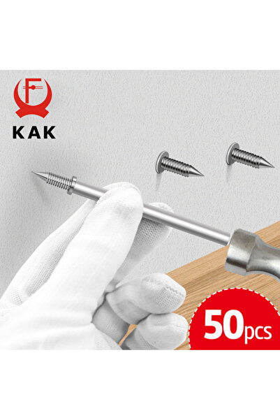 Choice KAK 50pcs Double-Headed Skirting Thread Seamless Nail Invisible Screws...