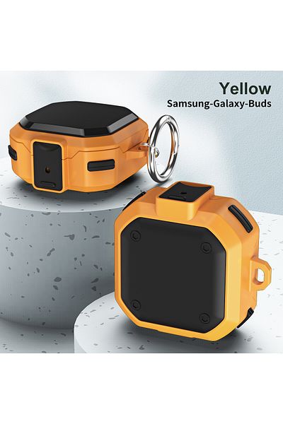 Choice Yellow Mechanical Switch Protective Case Cover For Samsung Galaxy Buds 2 Live Pro / Pro 2 Earphone L