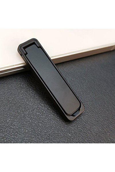 Choice حامل صغير أسود رفيع للغاية معدني قابل للطي للهاتف المحمول مع ملصق خلفي...