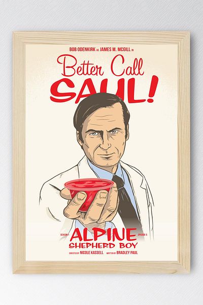 Saturn Pictură înrămată Better Call Saul - Pictură poster Saul Goodman