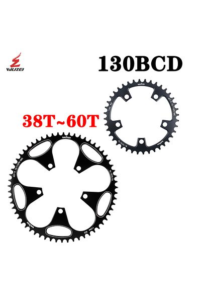 Choice 130BCD 40T WUZEI 130 BCD Bicycle Chainring Narrow Wide Stars 38 40 42 44 46 48 50 52 54 56 58 60T 13