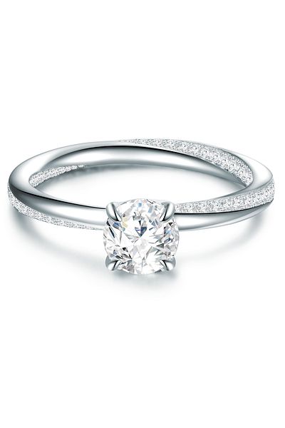 Trilani Silberring Ring Sterling Silber Zirkonia weiß