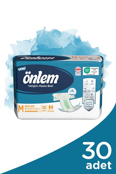 ÖNLEM Patient Diaper with Waist Band Medium