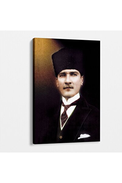 TabloShop Atatürk Kalpaklı Kanvas Tablo - Şık Ve Tarihi Duvar Dekoru