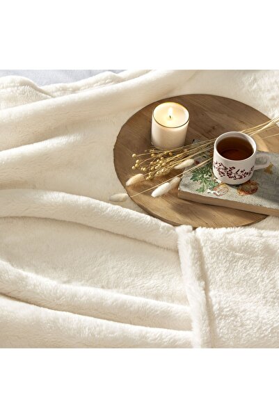 Linens Mathie Throw / TV Battaniyesi Ekru