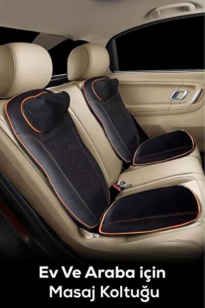 DEMPOWER Ev Ve Araba Için Masaj Koltuğu – Titreşimli Ve Isıtmalı Masaj Minderi