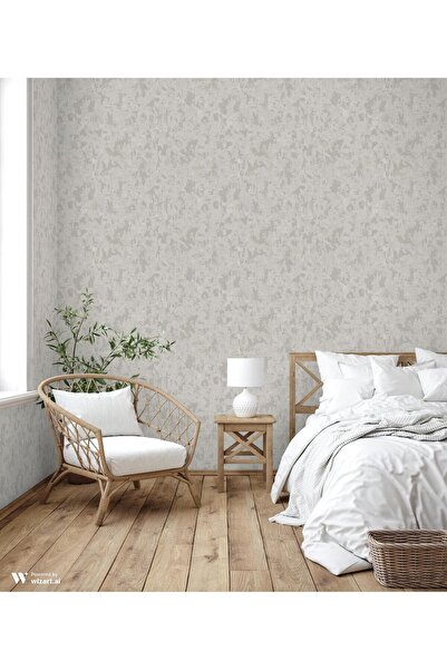 Adawall VERA 1504-3 SIVA DESENLİ/DOKULU DEKORATİF GRİ BOYA GÖRÜNÜMLÜ 16,5 m2 ...