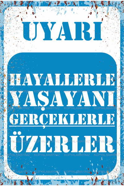 Hayat Poster Oni koji žive sa snovima ispunjeni su stvarnošću, smešnim citati...