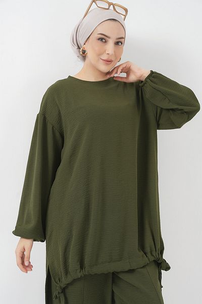 Bigdart Σετ χιτώνα και παντελονιού 6682 Model Khaki