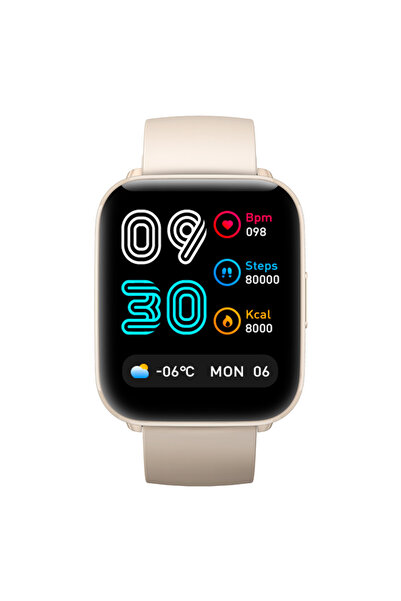 Mibro Watch C2 1.69 Inç Hd Ekran 2 Atm Spo2 Akıllı Saat Bej