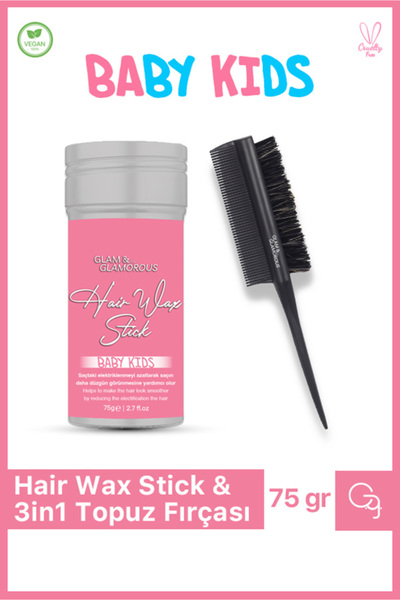 Glam Glamorous Baby Stick Wax Ve Jilet Topuz Fırçası