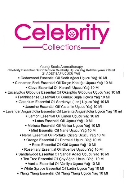 YOUNG SOULS Celebrity Aromatherapy Rose Essential Oil Collection - Rose Essential Oil Collection 210 ml