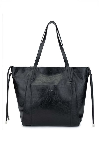 Tamer Tanca Women's Vegan Black Shoulder Bag