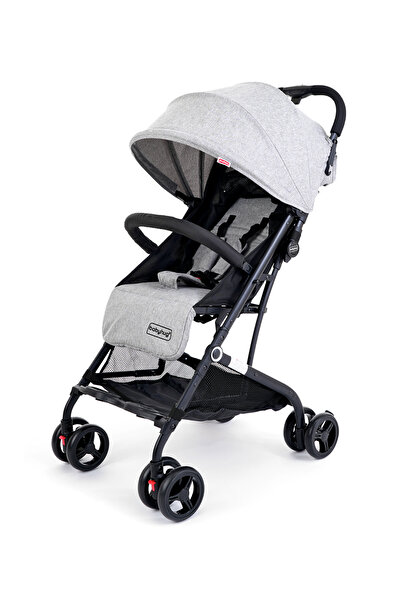 Babyhug عربة أطفال سهلة السفر قابلة للطي على شكل حرف Z، بمقبض خفيف الوزن، بال...