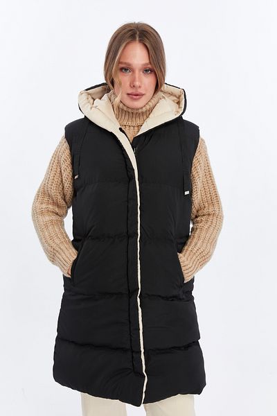 Avangard Women's Double Sided Long Hooded Vest