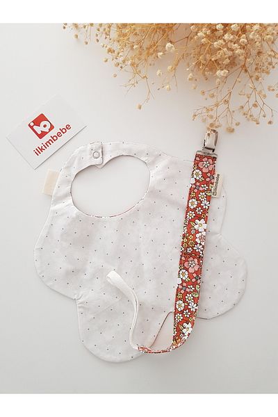 ilkimbebe طقم مريلة أطفال وحزام لهاية