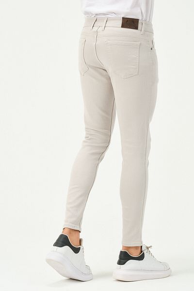 Polo State Sknny Fit Ανδρικό Jogger Jeans - Stone