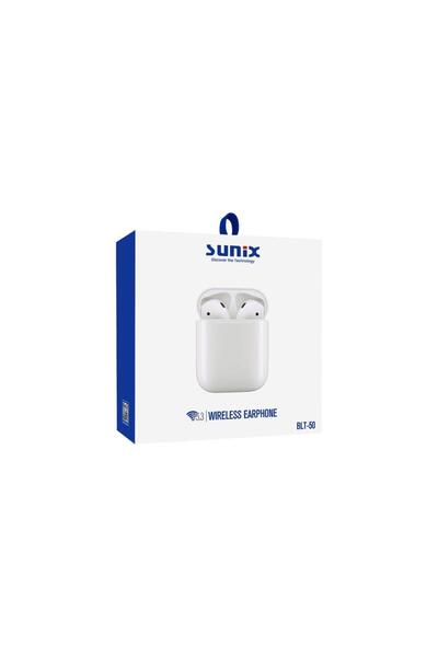 Sunix Kablosuz 5.3 Kulak Içi Bluetooth Kulaklık Beyaz Blt-50