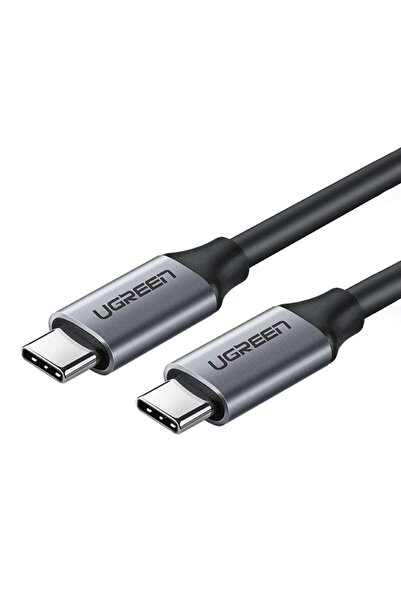 Ugreen USB-C 60W Thunderbolt USB3.1 GEN1 3A QC PD Hızlı Şarj Kablosu, 1.5 Metre, Siyah - 50751