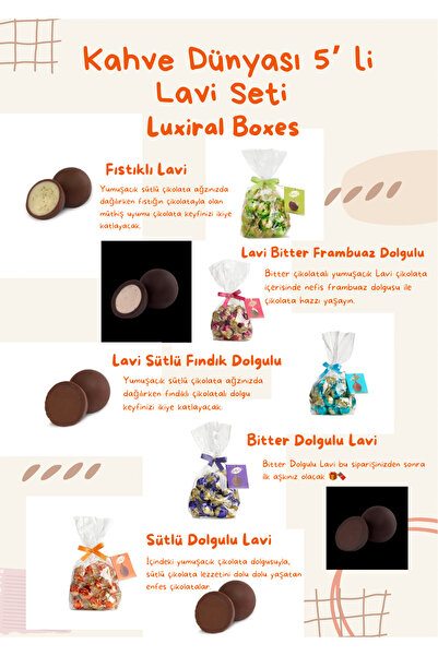 Kahve Dünyası Kahve Dünyası Sürpriz Çikolata Kutusu 1.5 Kg Çikolata Kutusu Se...