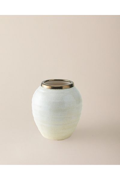 Madame Coco Iris Vase - White