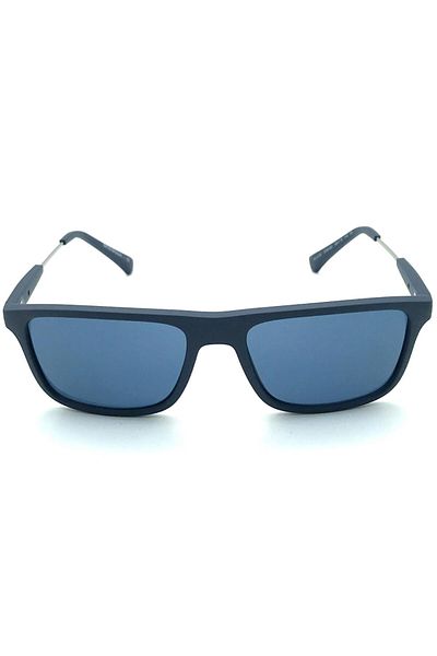 Emporio Armani Man Rectangle Sunglasses- Ea 4151 - Lense Size:56mm - Matte Blue/matte Red