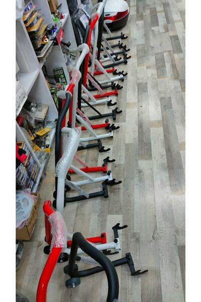 Gogo Motosiklet Kaldırma Sehpası Padok Sehpa Motorsiklet Sehpa Destekli (SİYAH)