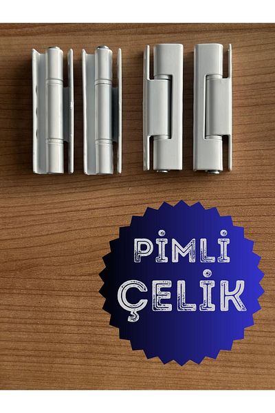 unix Pvc Pimapen Door Window Hinge Steel 90mm White/4 Pieces) Vi̇Dalar Dahi̇L