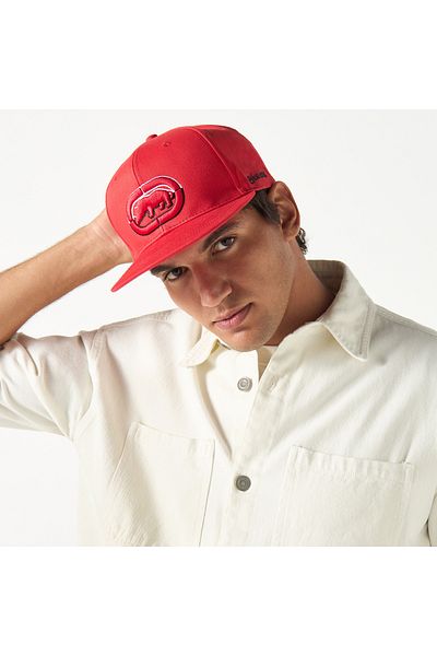 ECKO Logo Embroidered Cap With Hook And Loop Strap Closure