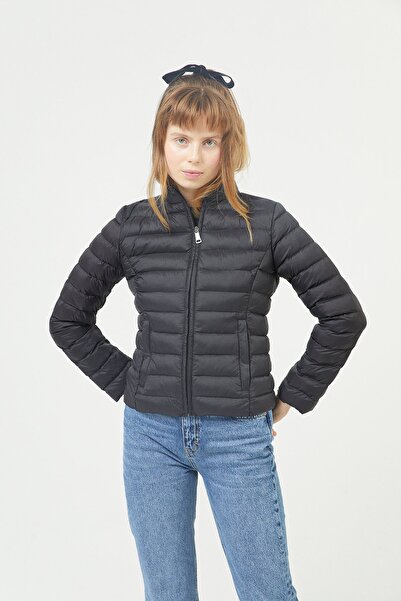 rue Black Thin Puffer Jacket