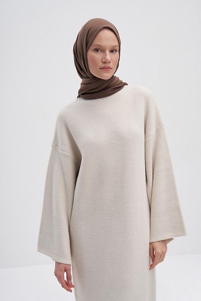 carell Organic Shawl Ashy Brown - Crease Design