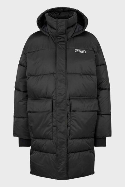 HUGO Kadın Kapşonlu Mont