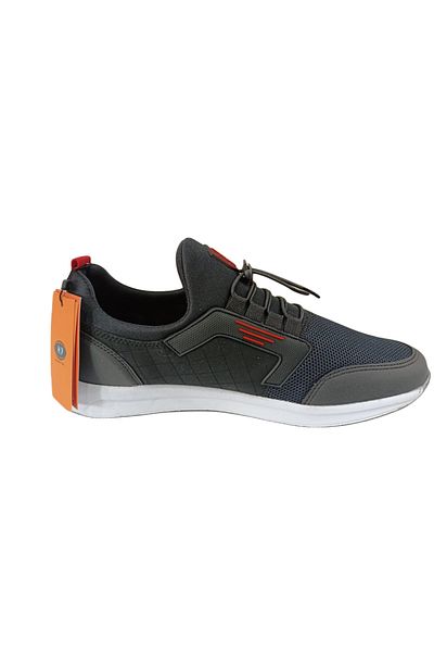 M.P. MP 251 1531 Μαύρα Ανδρικά Casual Αθλητικά Παπούτσια Λαστιχένια κορδόνια