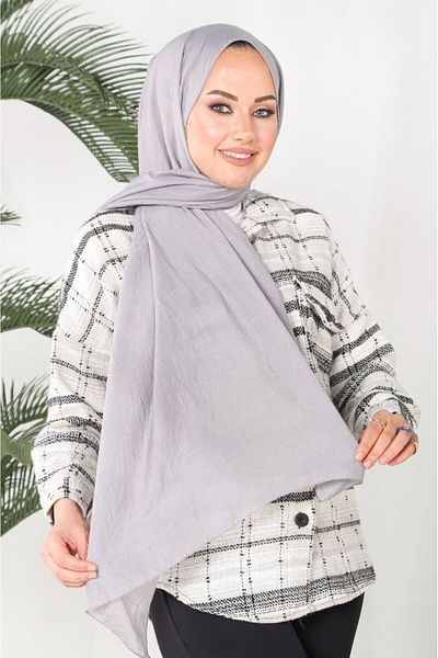 HAREM SCARF Σάλι Γκρι Πέρλα
